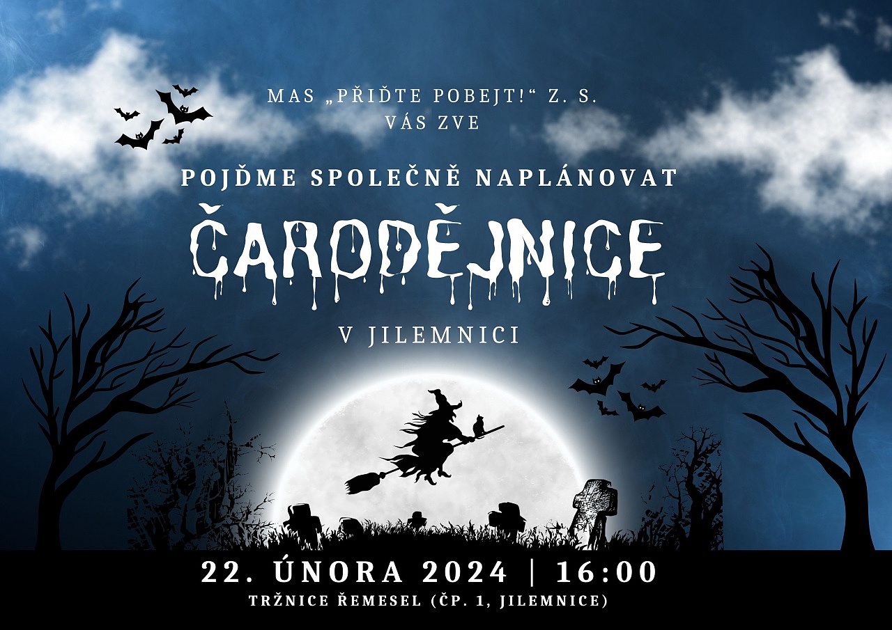 Pojďme společně naplánovat Čarodějnice v Jilemnici
