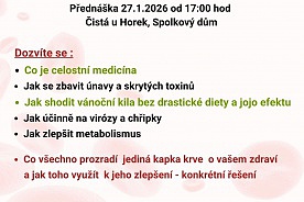 P�edn�ka: Celostn� medic�na a anal�za kapky krve